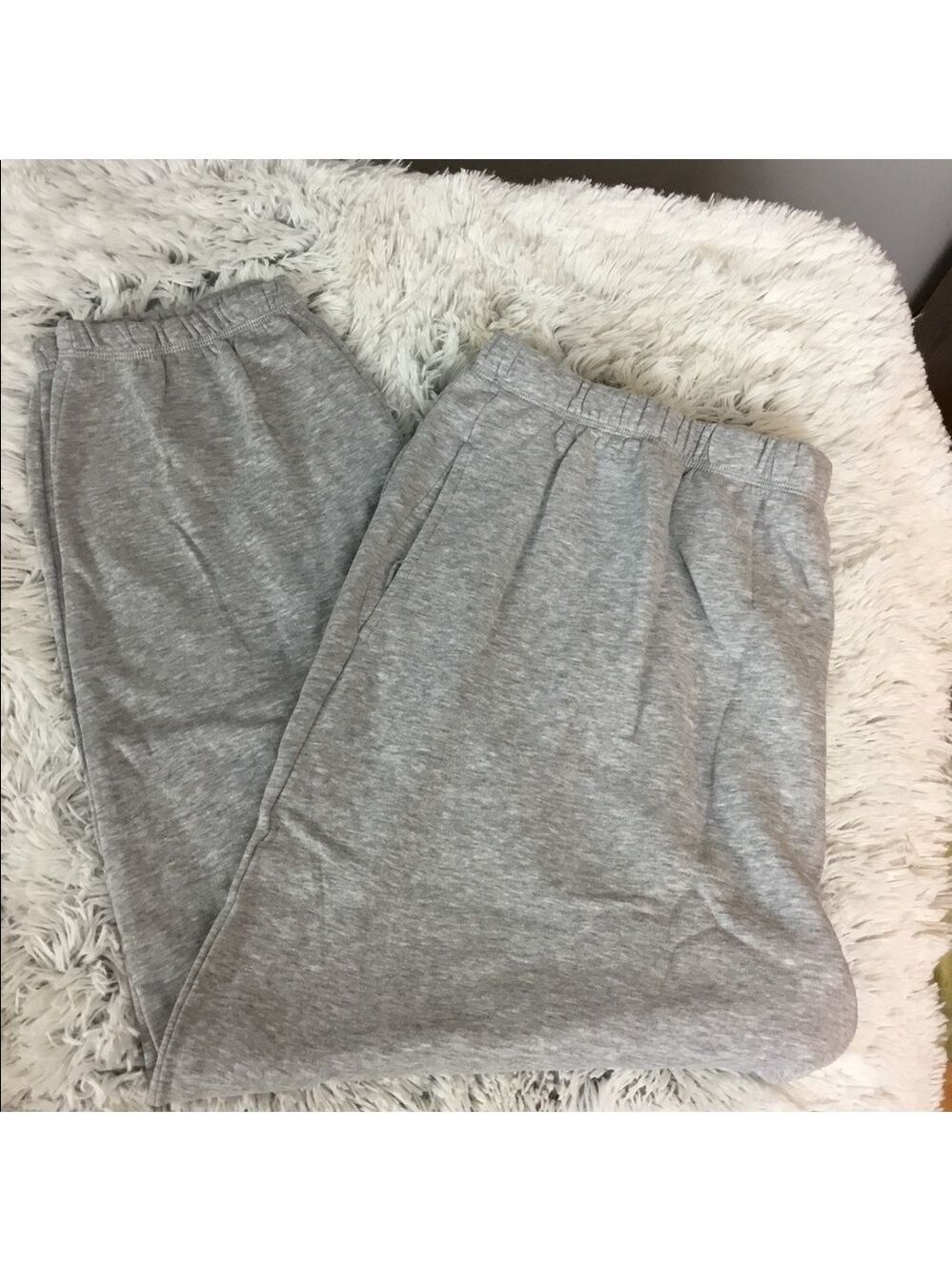So 3X high rise lounge life oversized boyfriend jogger sweats gray fox h…